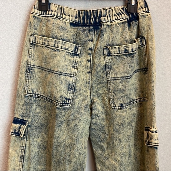 NWT BP Pride Gender Inclusive Belted Denim Cargo Pants Size Small - Picture 10 of 11